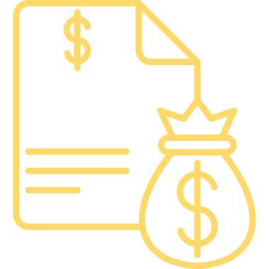 para çantası simgesi, vektör illüstrasyonu