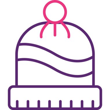 Şapka. Web simgesi basit illüstrasyon