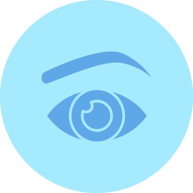 Göz. Web simgesi basit tasarım