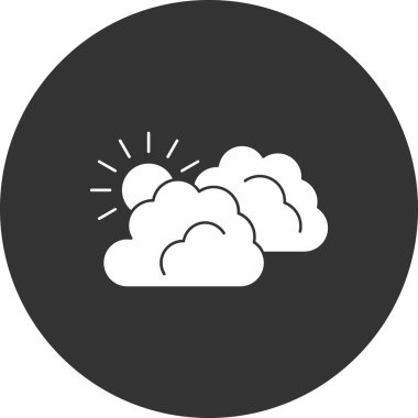 Bulut simgesinin vektör illüstrasyonu