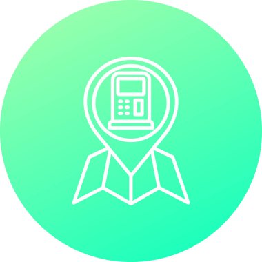 Eşsiz elektronik kitap vektör çizgisi simgesi