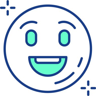 Özet biçiminde emoji yüz ifadesi simgesi