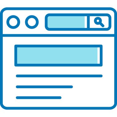 websitesi simgesi vektör illüstrasyonu