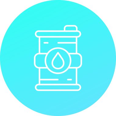 Petrol Tankı ikonu vektör çizimi