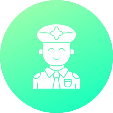 asker simgesi, vektör illüstrasyon tasarımı