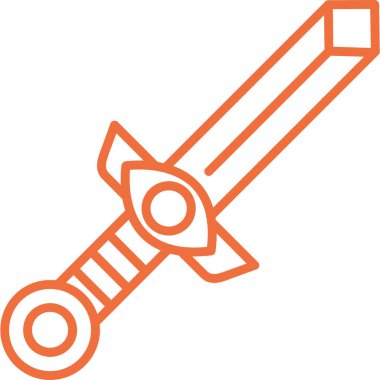 bıçak simgesi vektör illüstrasyonu