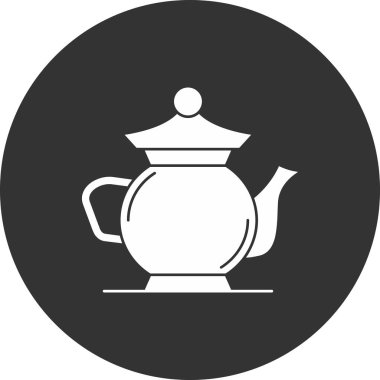 Çay fincanı simgesi, basit biçim