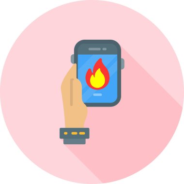 cep telefonu ikonu vektör illüstrasyonu