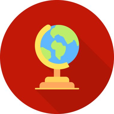 Küre. Web simgesi basit illüstrasyon