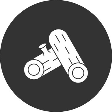 Tek bir simgenin vektör illüstrasyonu