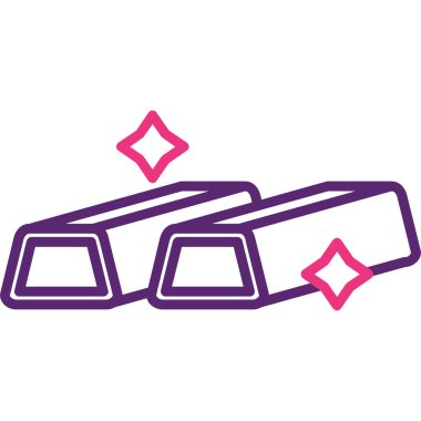 gözlük vektör çizim