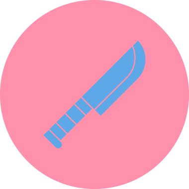 Kılıç. Web simgesi basit illüstrasyon