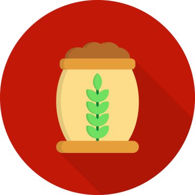 Kavanoz yemek simgesi düz stil