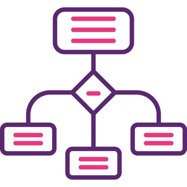 Veri analizi. Web simgesi basit illüstrasyon