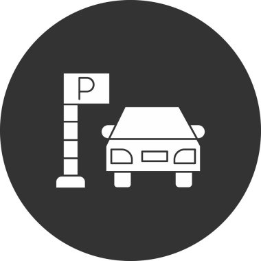 araba simgesi vektör illüstrasyonu