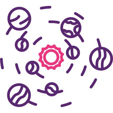 seo modern simgesinin vektör illüstrasyonu