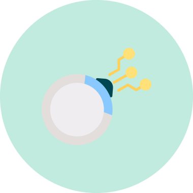 Molekül simgesi vektör illüstrasyonu