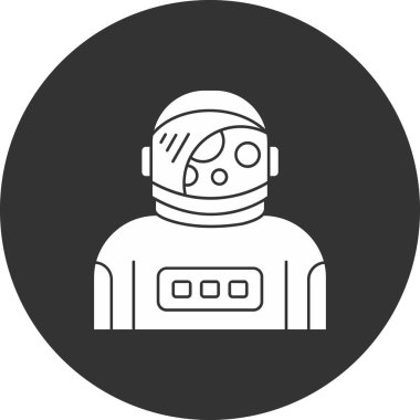 Astronot simgesi, anahat stili