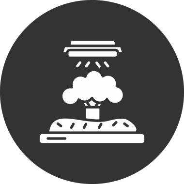 Bulut simgesi vektör illüstrasyonu