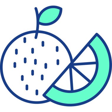 Meyve. Web simgesi basit illüstrasyon