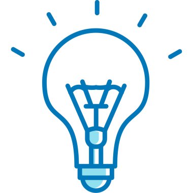 ampul simgesi vektör illüstrasyonu