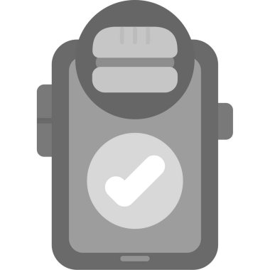 telefon simgesi, basit vektör illüstrasyonu