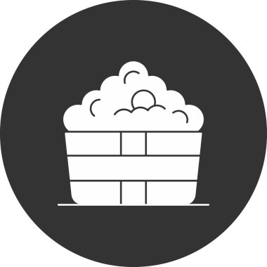 kek ikonu vektör illüstrasyonu