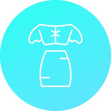 Elbise simge vektör çizim