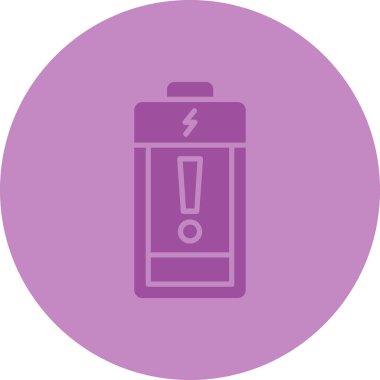 pil simgesi, vektör illüstrasyonu