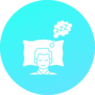 Beyaz arkaplanı olan bir adamın vektör çizimi