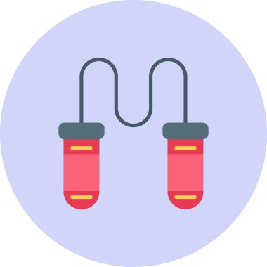 halat vektör simgesi. Basit resimleme