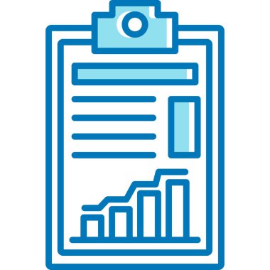 Kontrol listesi simgesi vektör illüstrasyonu