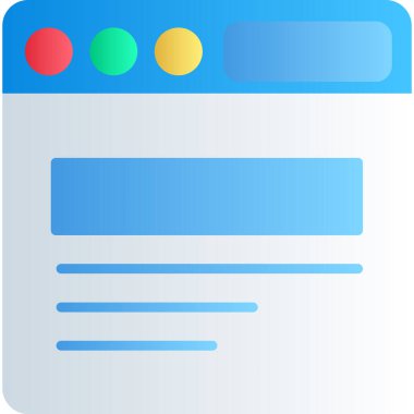 websitesi simgesi vektör illüstrasyonu