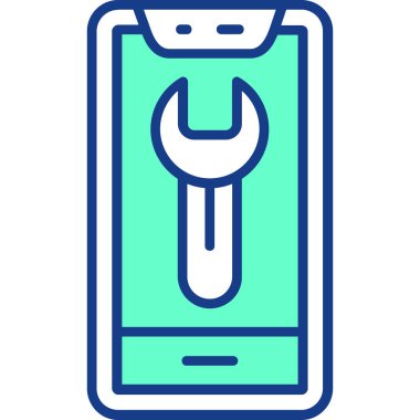 telefon simgesi, vektör illüstrasyonu