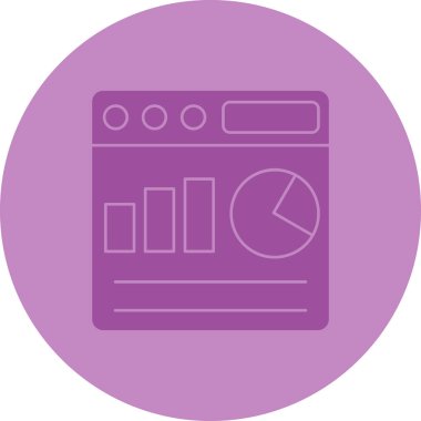 Modern b 'nin vektör çizimi fırın simgesinden yoksun