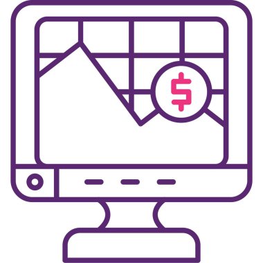 dizüstü bilgisayar simgesi, vektör illüstrasyonu