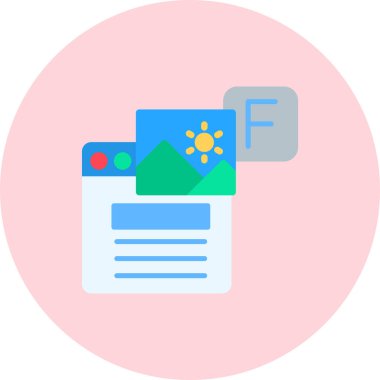 iş vektörü düz renk simgesi