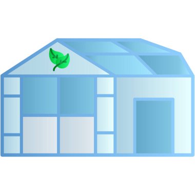 beyaz arkaplan üzerinde yaprak, illüstrasyon, vektör ev