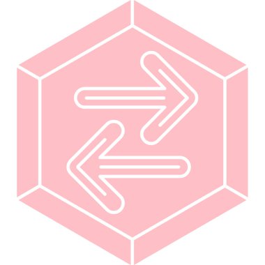 Ok. Web simgesi basit illüstrasyon