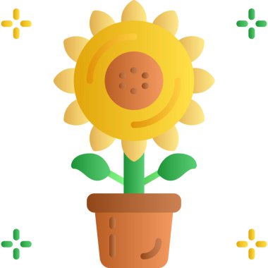 Bir çiçeğin vektör illüstrasyonu