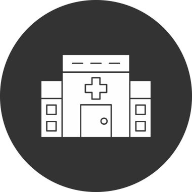 Hastane Simgesi Vektör İllüstrasyonu