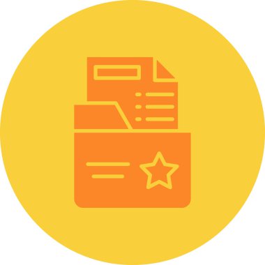 belge dizin dosya simgesi düz biçimli