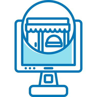 Seo simgesinin vektör illüstrasyonu