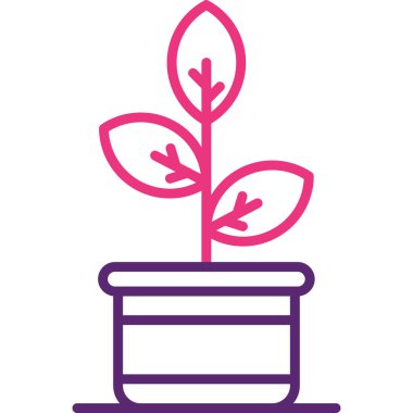 Bir çiçeğin vektör illüstrasyonu