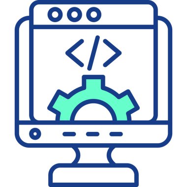 Web tasarım vektörü simgesi