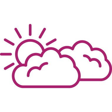 Hava tahmini bulut simgesi - özet biçimi