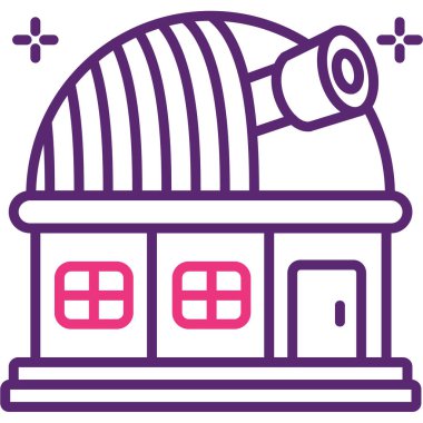 Bir ev simgesinin vektör illüstrasyonu