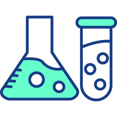 Bilim simgesi vektör illüstrasyonu