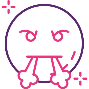 emoji. Web simgesi basit illüstrasyon