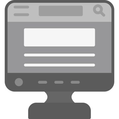 Tarayıcı pencere simgesi düz biçimli